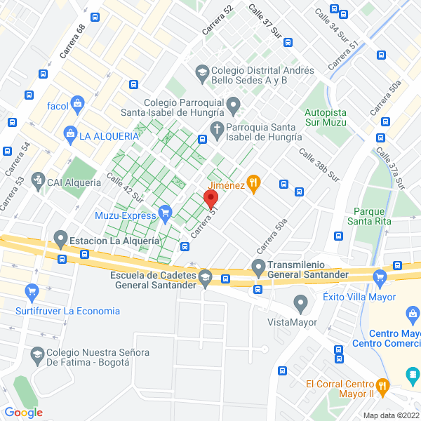 Mapa de Jiménez Mazo Frauky