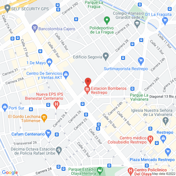 Mapa de Jincheng Motoamérica