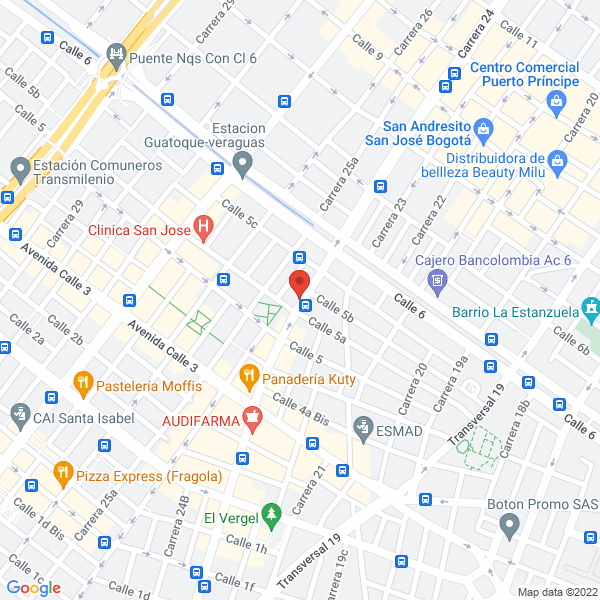 Mapa de Jj Tecnología Y Equipos Industriales S.A.S.