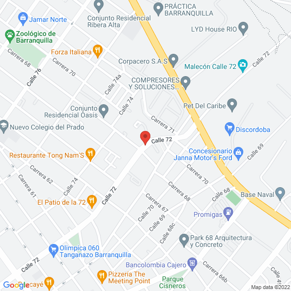 Map of Joacom S.A.S.