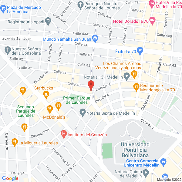 Mapa de Johns Centro Médico Veterinario