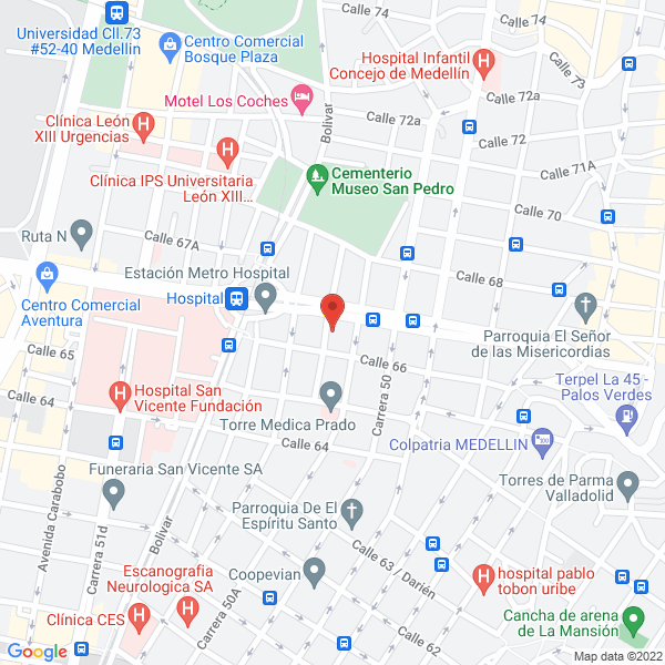 Mapa de Jorge Eliecer Orozco