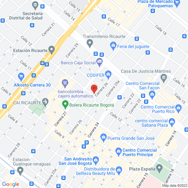 Mapa de Comdexind