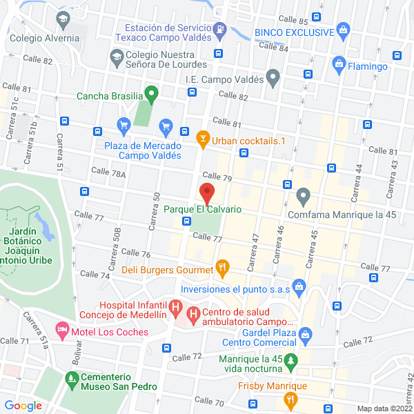 Mapa de Jose A. Y Gerardo E. Zuluaga S.A.S