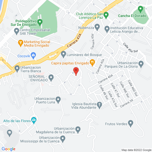 Mapa de José Fernando Buriticá Rincón