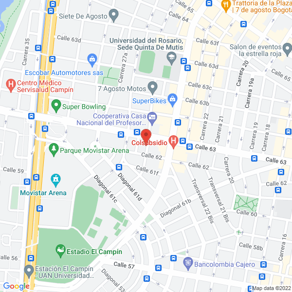 Mapa de Joshua Café Dublin S.A.S