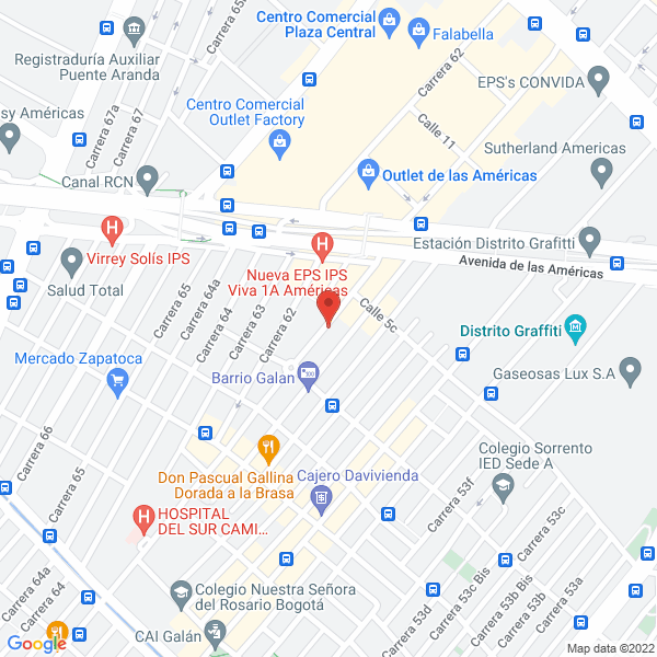 Mapa de Jovalcryl E.U.