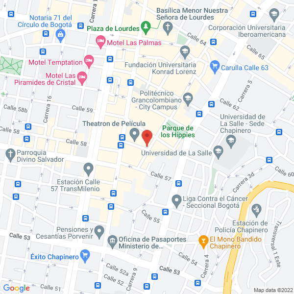 Mapa de Hotel Sheratón