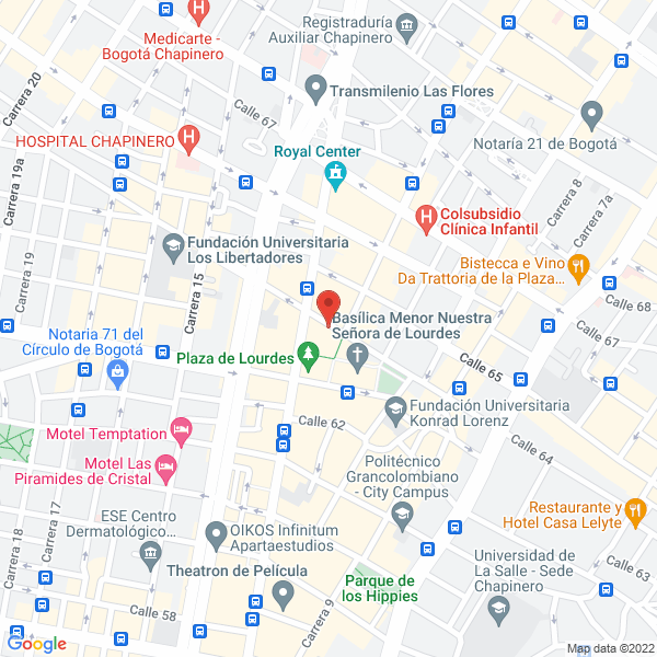 Mapa de Hotel Vista Mar