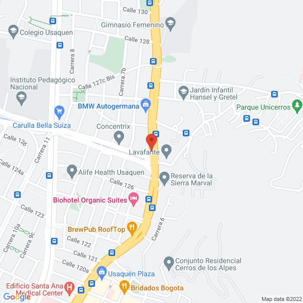 Mapa de Operadores Hoteleros Regency S.A.