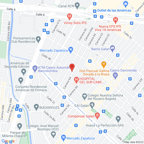 Mapa de Hudianda Fashion Ltda.