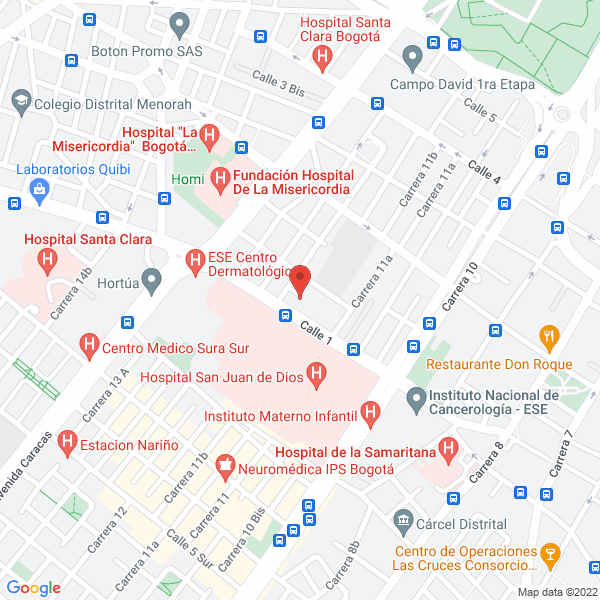 Mapa de Mantilla Rodríguez Humberto