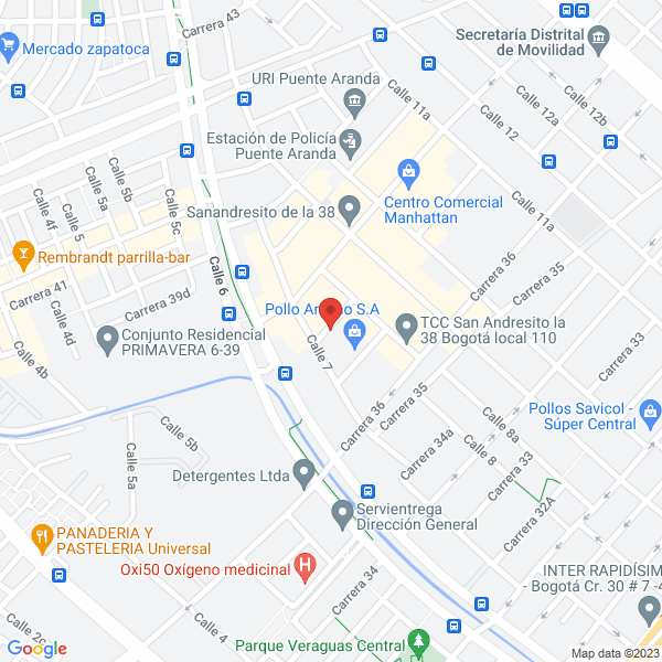 Mapa de I J A Comercializadora S.A.S.
