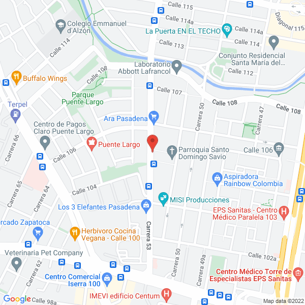 Mapa de I P I Ingeniería De Procesos Industriales Ltda.