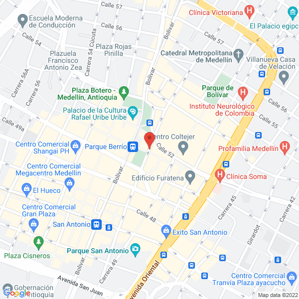 Mapa de La Terraza Centro De Eventos