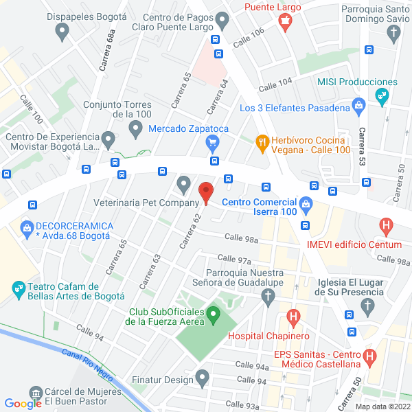 Mapa de La Tienda De Las Rosas