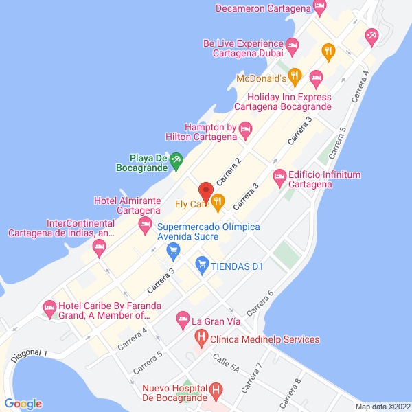 Map of Isabella'S Coffee