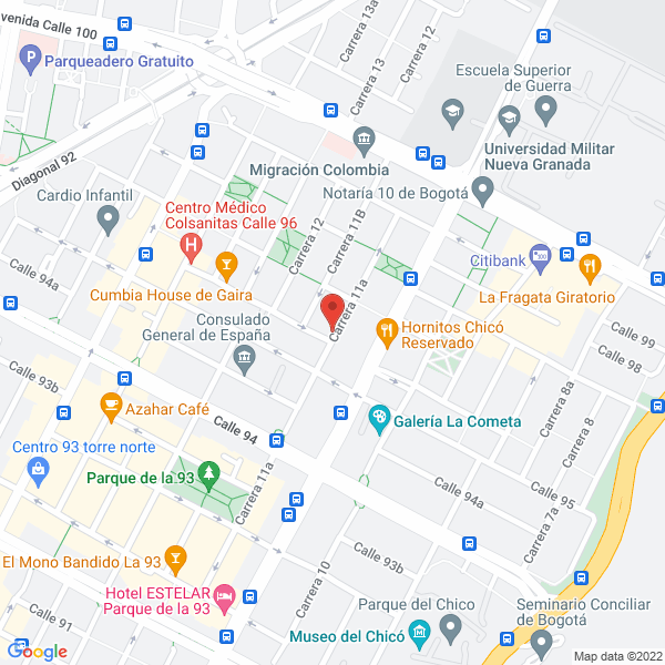 Mapa de Isi Group Llc Sucursal Colombia