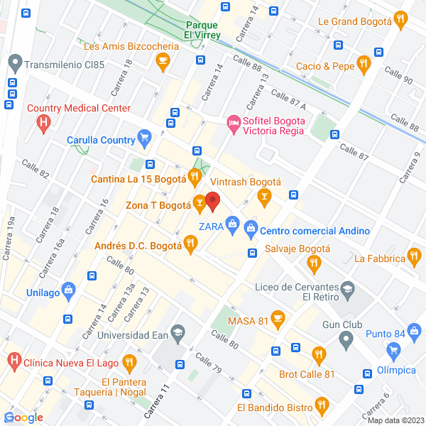 Mapa de Restaurante Isola
