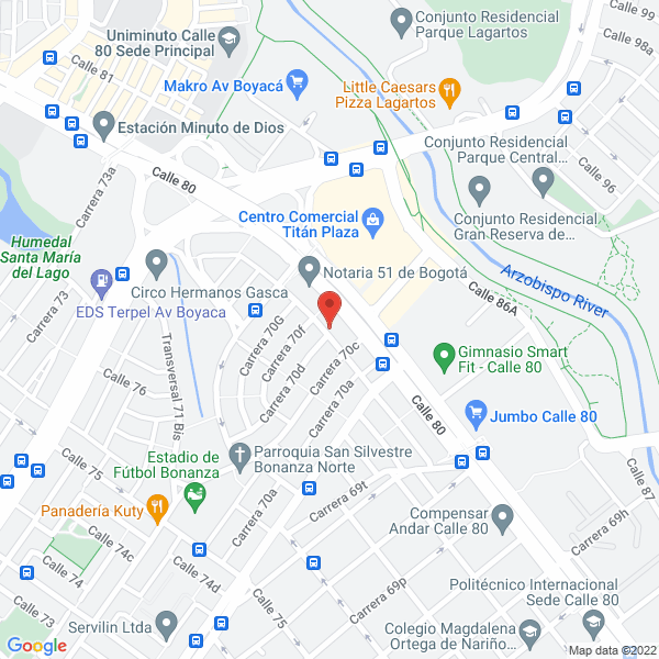 Mapa de Isometrika Design Projects Ltda.