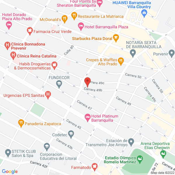 Map of La Plancheria