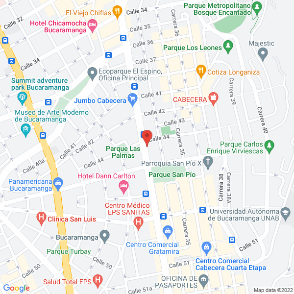Map of La Pluma Centro De Servicios