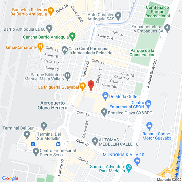 Mapa de La Rejita Café