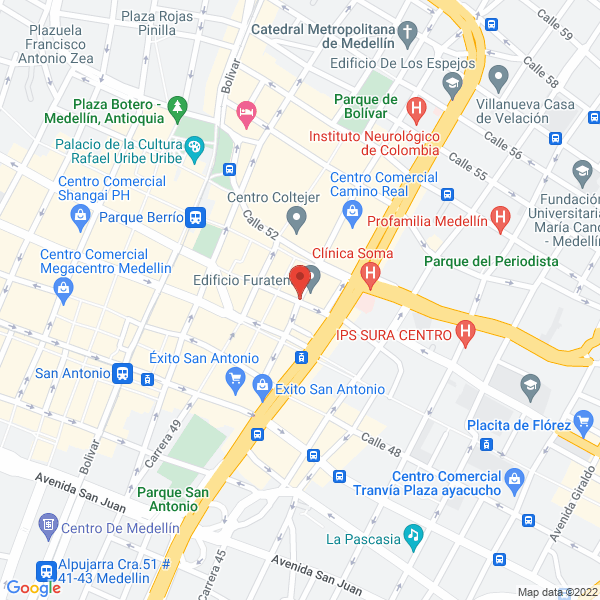 Mapa de La Tienda Del Artista Y Manualidades