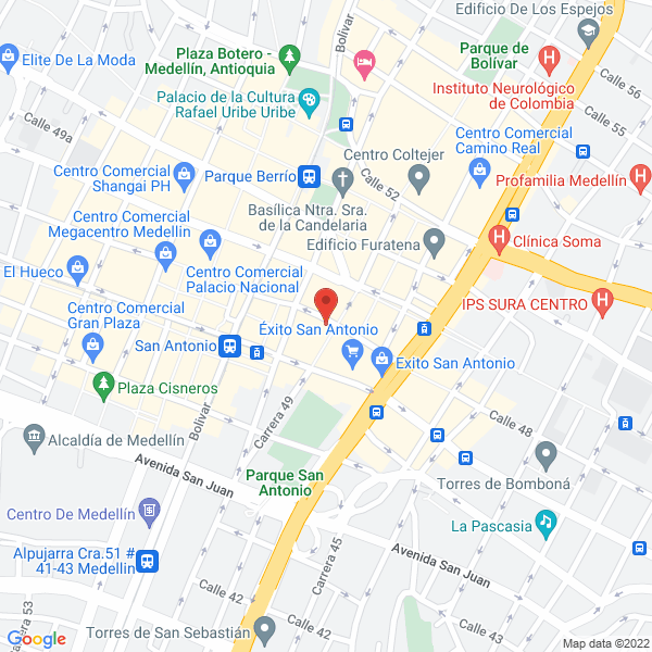Mapa de La Tienda Musical De Oriente