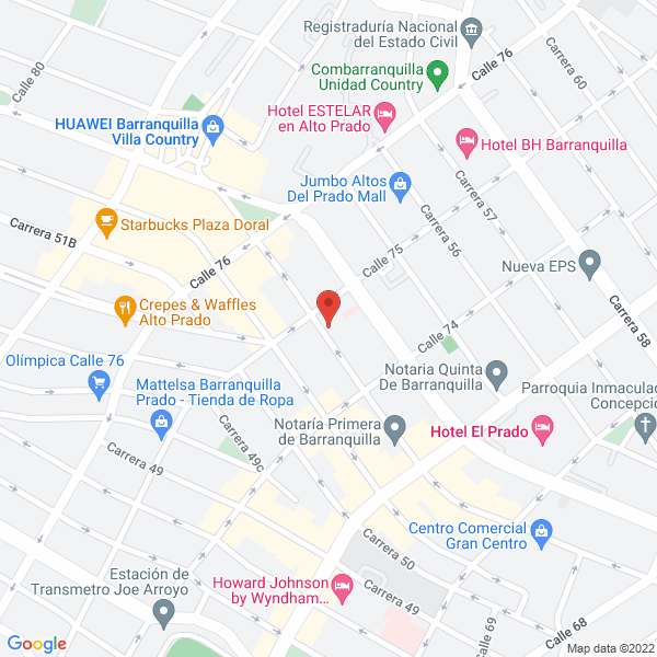 Map of Iglesia Cristiana Reino Vivo