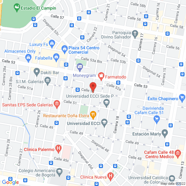 Mapa de Restaurante La Famosa Sandwichería
