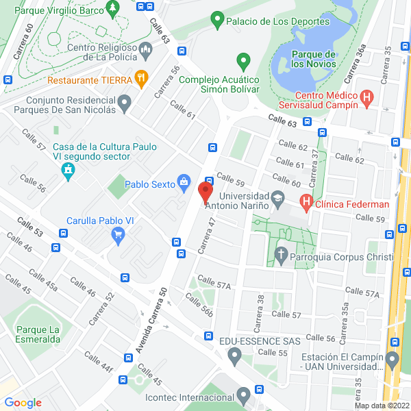 Mapa de La Guia Del Conductor