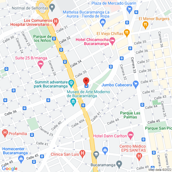 Map of La Huerta