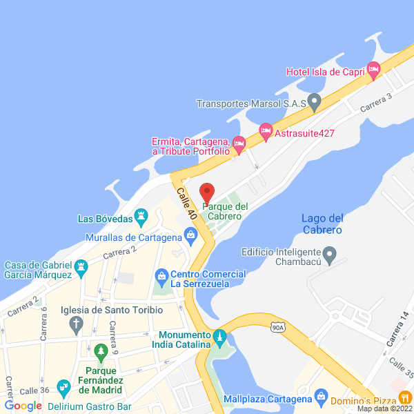 Map of La Langosta