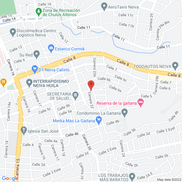 Map of La Nacional De Forros