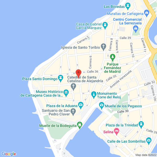 Map of Hotel La Passion