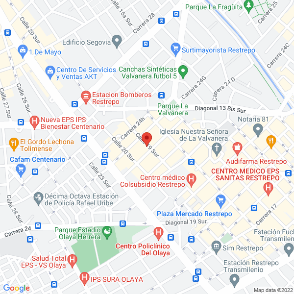 Mapa de La Pieles