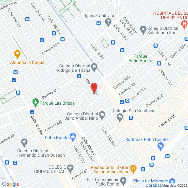 Mapa de Laboratorio & Atro Pac Ltda.