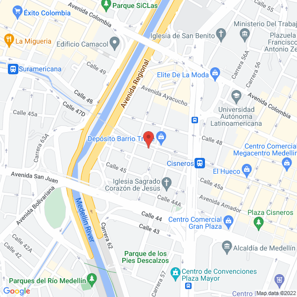 Mapa de Laboratorio Metro Diesel