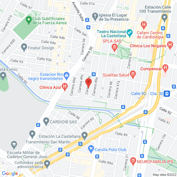 Mapa de Laboratorios Etyc Ltda.