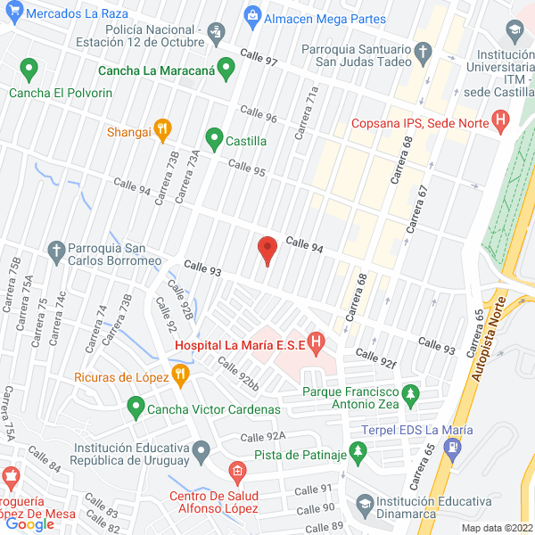 Mapa de Lavandería Dejamos Todo Limpio