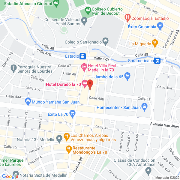 Mapa de Lavandería Serviexpress