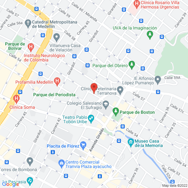 Mapa de Impresos Begón S.A.S.