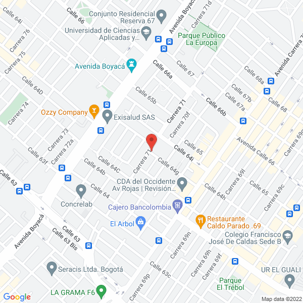 Mapa de Imt Ingeniería De Medios Tecnológicos S.A.S.