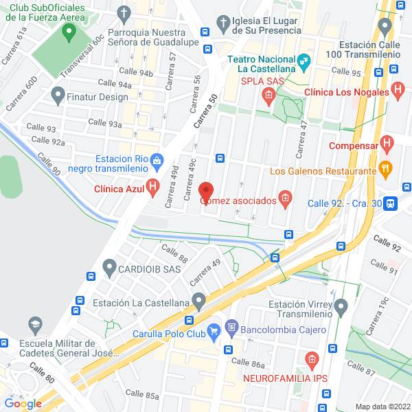 Mapa de In Jaus Studio S.A.S.