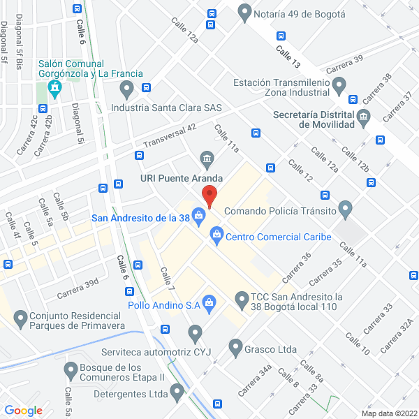 Mapa de Industrias Campi Ltda