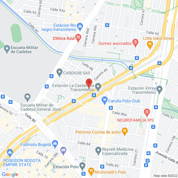 Mapa de Incolinvest S.A.S.