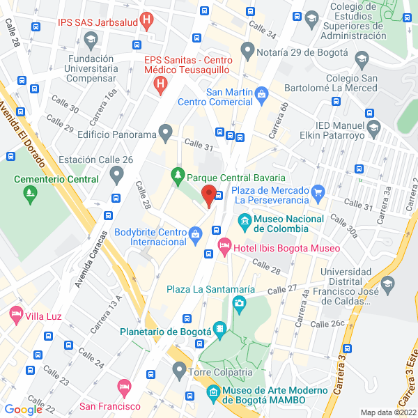 Mapa de Manuel Sanchez Abogados Consultores Y Asociados
