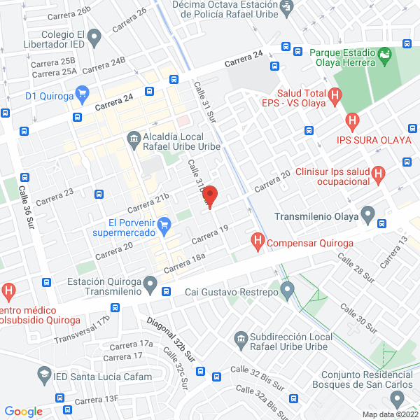 Mapa de Manufacturas Algotex