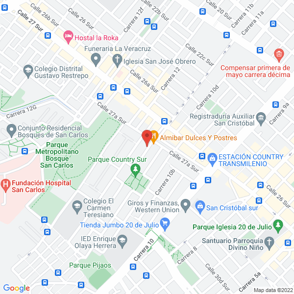 Mapa de Manufacturas Dissan S.A.S.